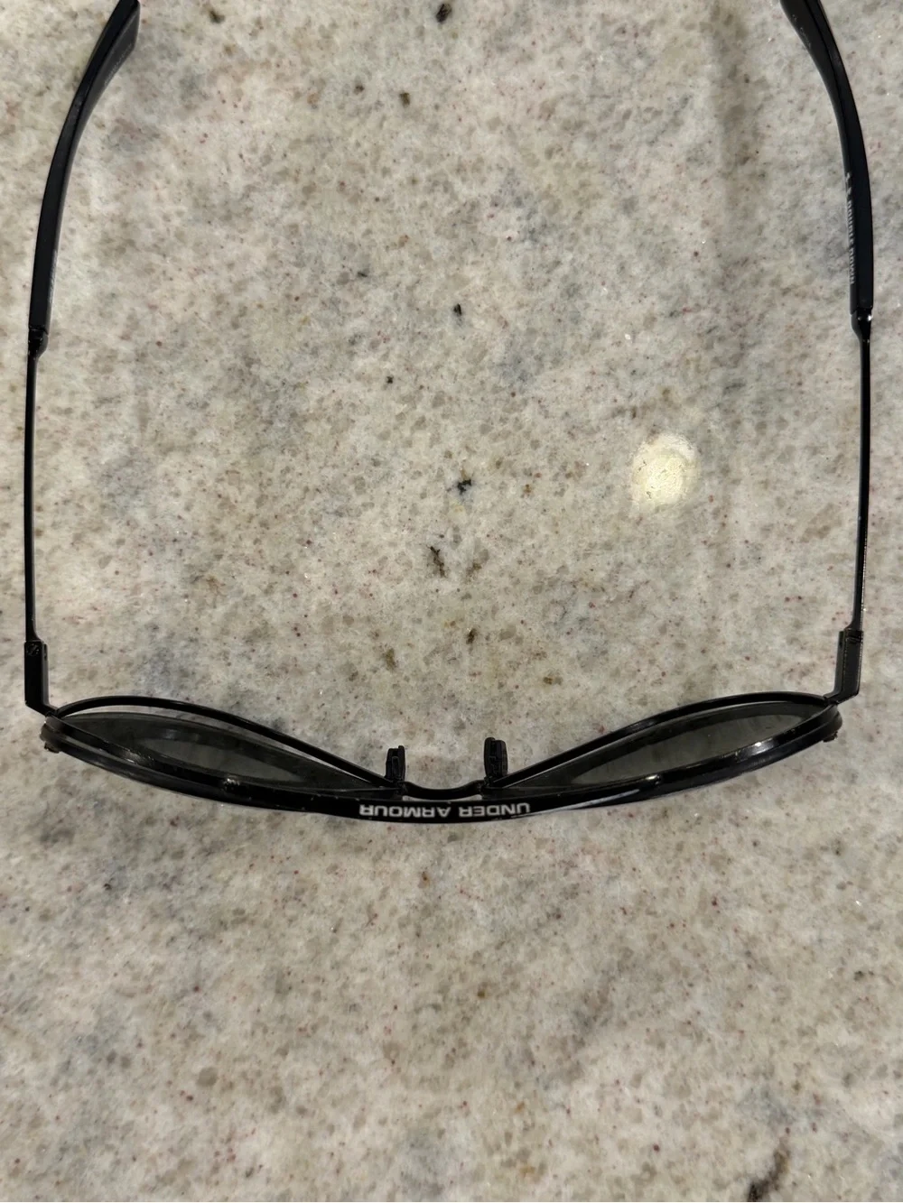 Under Armour Double Down Black Aviator Sport Sunglasses